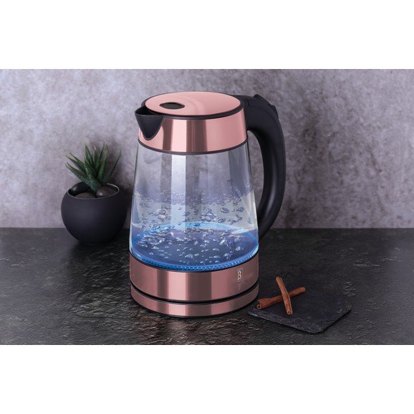 Ceainic electric roz de 1,7 l I-Rose Edition - BerlingerHaus-image-1