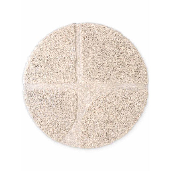 Covor crem țesut manual rotund ø 160 cm Lambeth Jasper – Ted Baker