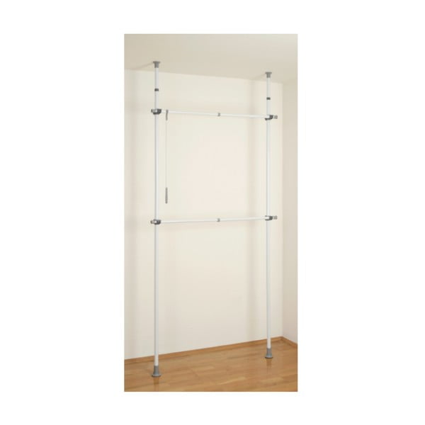 Suport pentru haine alb telescopic din metal Herkules – Wenko-image-4