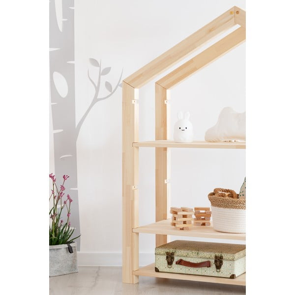 Raft din lemn de pin pentru copii Adeko Rela, 40 x 113 cm-image-1