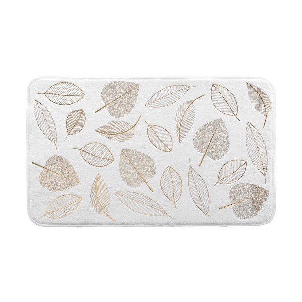 Covoraș de baie alb din material textil 45x75 cm Joya – douceur d'intérieur