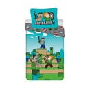 Lenjerie de pat pentru copii din bumbac pentru pat de o persoană 140x200 cm Minecraft "We got this"  – Jerry Fabrics