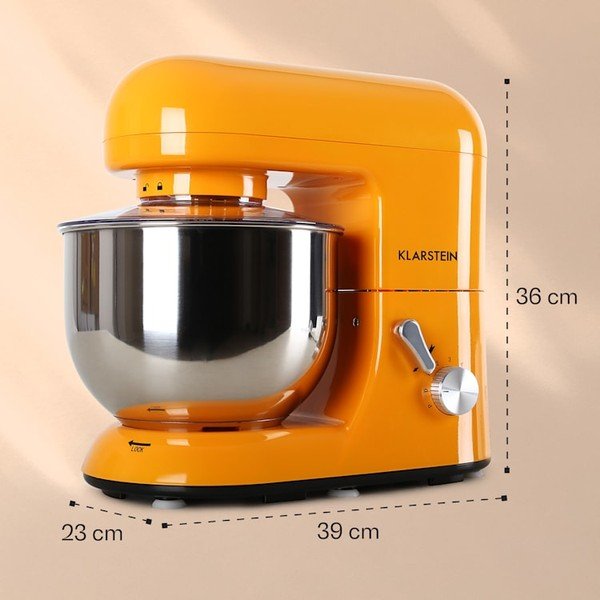 Robot de bucătărie Klarstein Bella, portocaliu-image-1