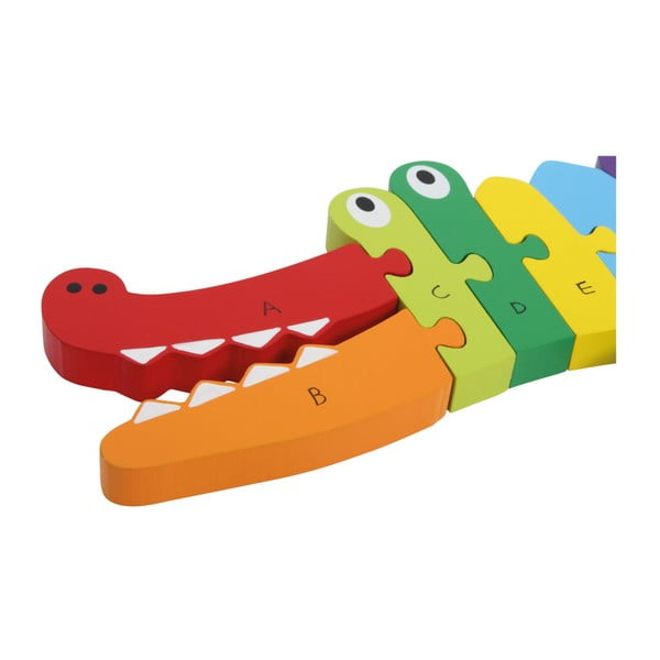 Puzzle din lemn Legler Crocodile ABC-image-2