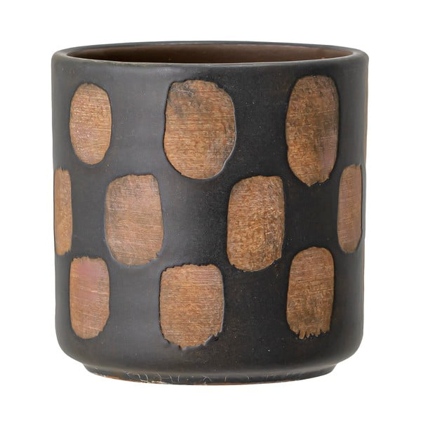 Ghiveci din teracotă Bloomingville Avo Deco, înălțime 12 cm-image-1