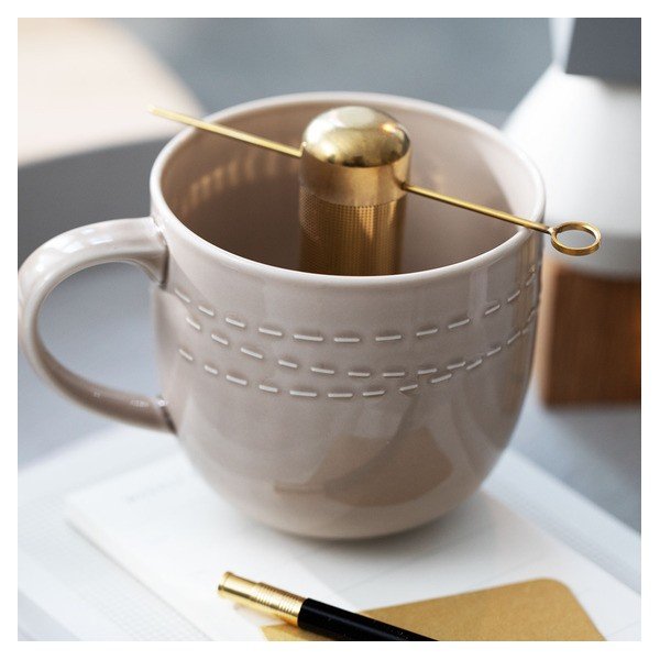 Cană din porțelan Villeroy & Boch Like It's my moment, 500 ml, bej-image-1
