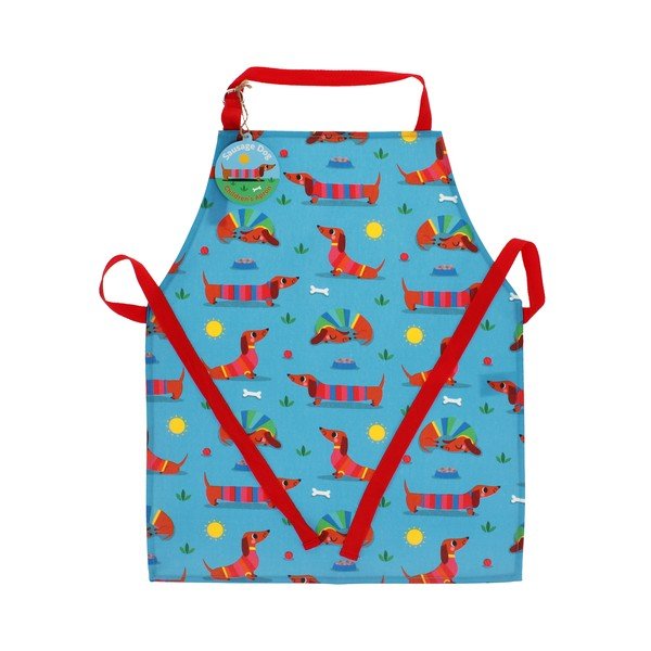 Șorț de bucătărie pentru copii din bumbac Sunny Sausage Dog – Rex London-image-3
