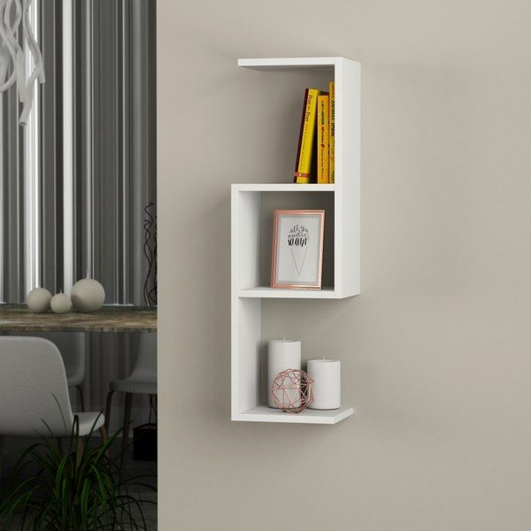 Etajeră perete Dibi White, alb-image-1