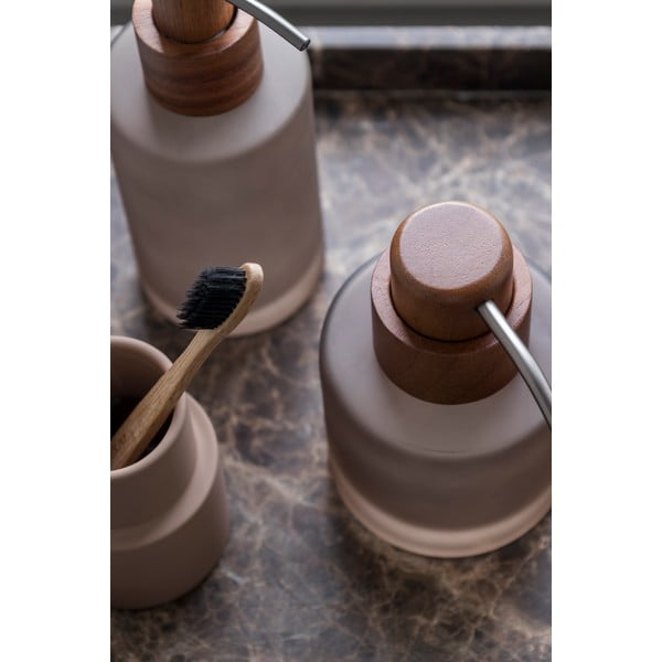 Dozator de săpun lichid maro din sticlă 280 ml Modest – Mette Ditmer Denmark-image-1