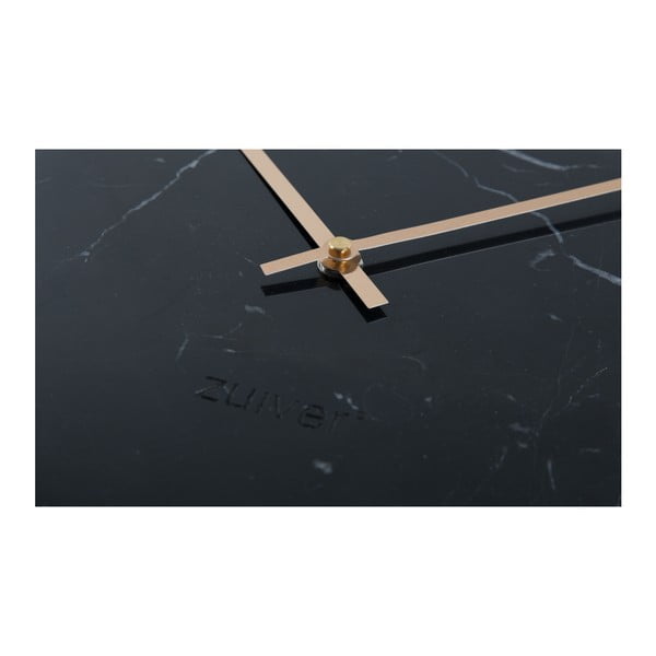 Ceas de perete din marmură Zuiver Marble Time, negru-image-3