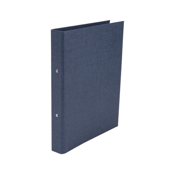 Biblioraft cu inele Bigso, 25 x 31,5 cm, albastru