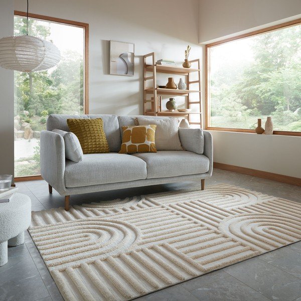 Covor crem 200x300 cm Elara – Flair Rugs-image-1
