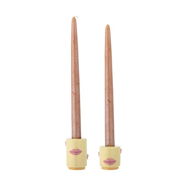 Sfeșnice 2 buc. din gresie Sassy – Bloomingville-image-3