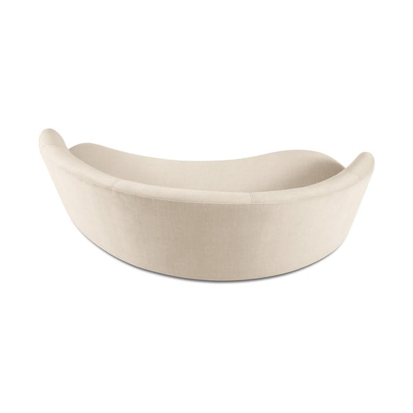 Canapea asimetrică din catifea Mazzini Sofas Debbie, colț stânga, bej-image-3