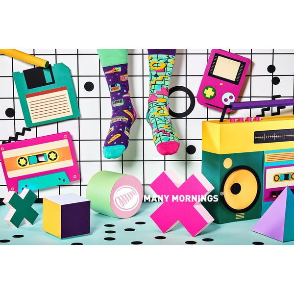 Șosete Many Mornings Back to the 90s, mărime. 39–42-image-1