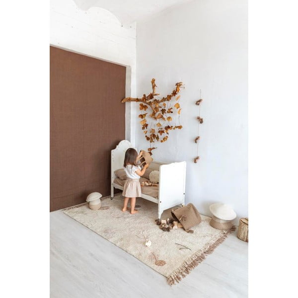 Covor pentru copii crem lavabil/țesut manual din bumbac 140x200 cm Pine Forest – Lorena Canals-image-3
