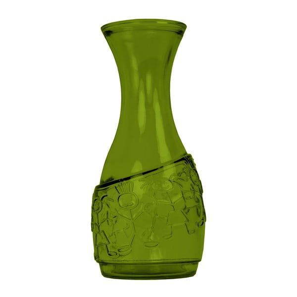 Carafă din sticlă reciclată Ego Dekor, 1 l, verde