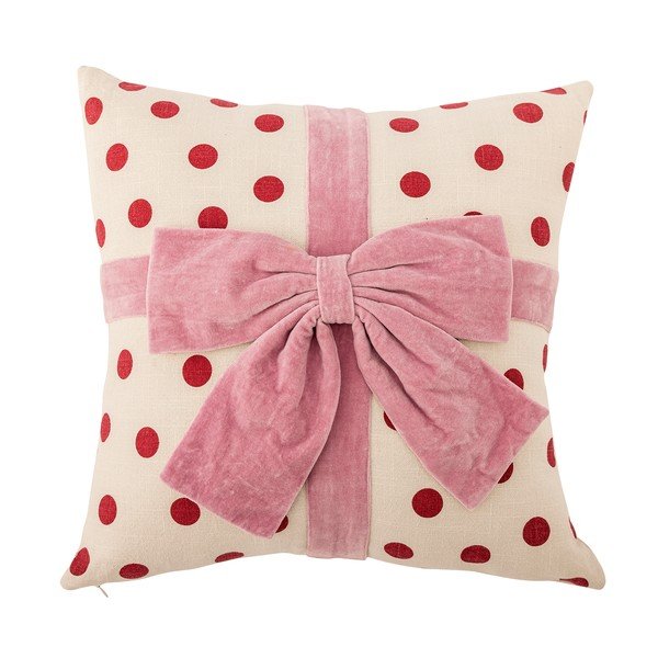 Pernă decorativă din bumbac ø 45 cm  cu model de Crăciun Bowie – Bloomingville