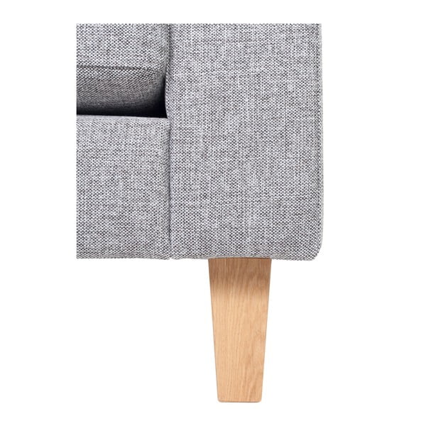 Canapea cu 2 locuri Scandic Focus, gri-image-2