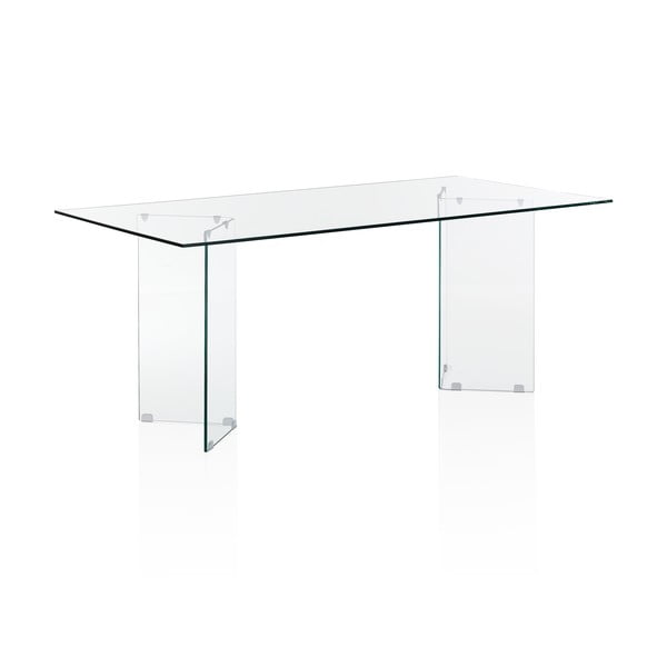 Masă de dining din sticlă 90x180 cm Kaya – Tomasucci