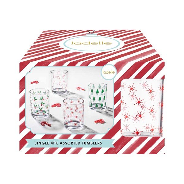 Pahare 4 buc. 260 ml Jingle – Ladelle-image-1