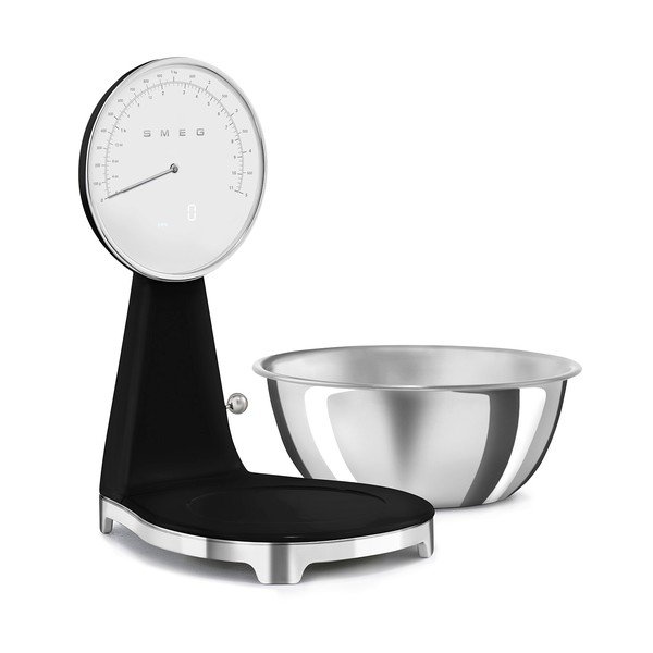 Cântar de bucătărie negru din plastic digital – SMEG-image-3