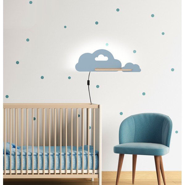 Corp de iluminat pentru copii albastru Cloud – Candellux Lighting-image-1