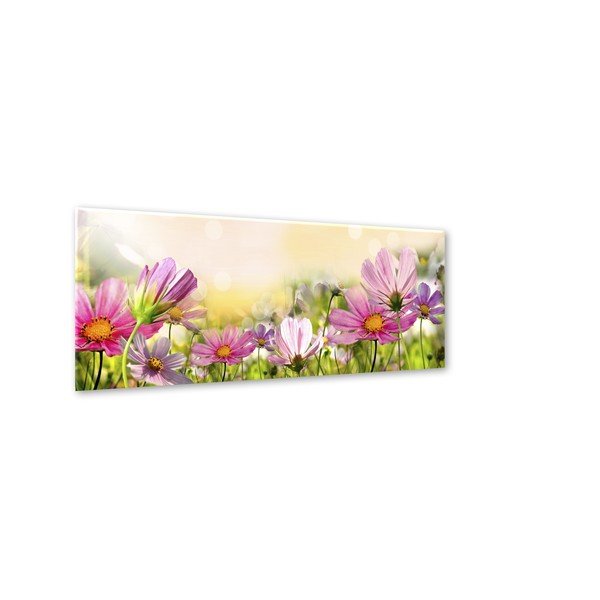 Tablou Styler Glas Flowers Astry, 50 x 125 cm-image-2