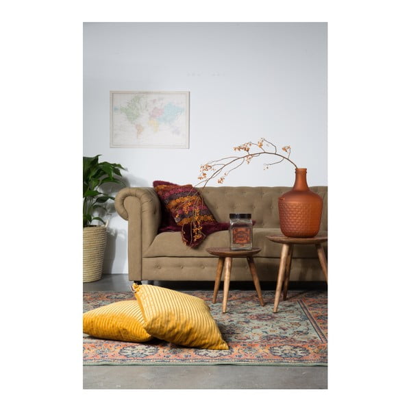 Pernă Dutchbone Ottava, 45 x 45 cm, roşu - portocaliu-image-4