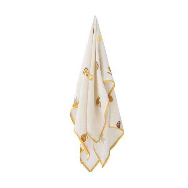 Pătură pentru copii albă 80x100 cm Agnes – Bloomingville Mini-image-4