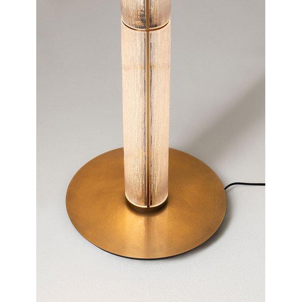 Lampadar alămiu LED din metal cu abajur din sticlă (înălțime 165,5 cm) Gloree – Nova Luce-image-3