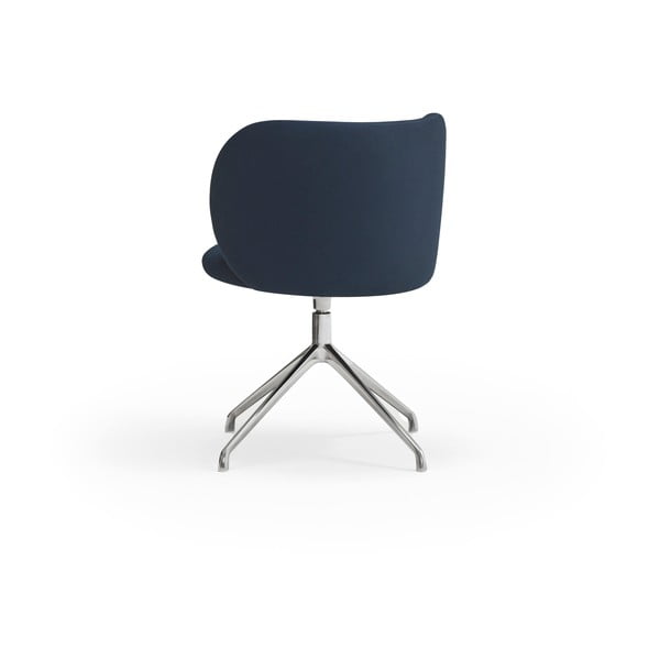 Scaun de sufragerie albastru închis tapițat Mogi – Teulat-image-3