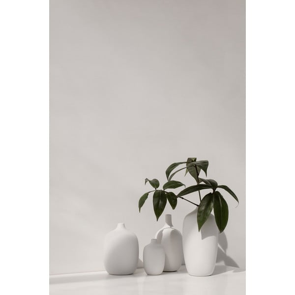 Vază albă din ceramică (înălțime 18 cm) Ceola – Blomus-image-2