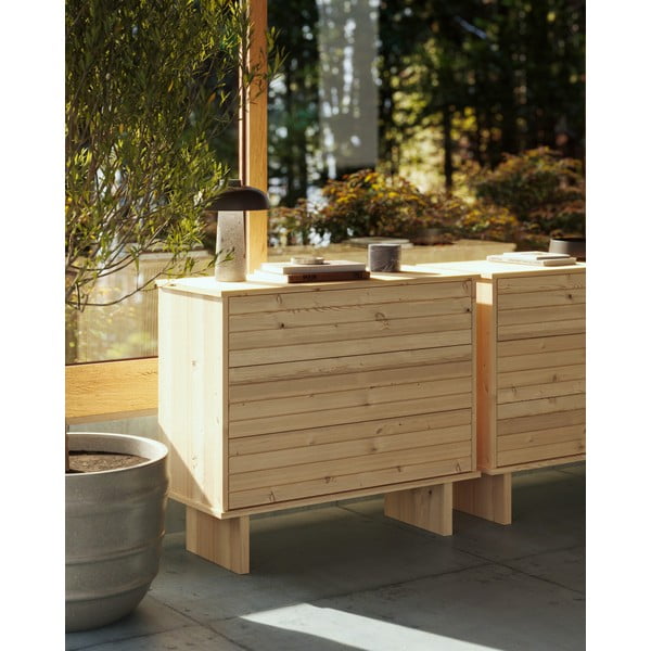 Comodă din lemn de pin natural Karup Design Kommo-image-1