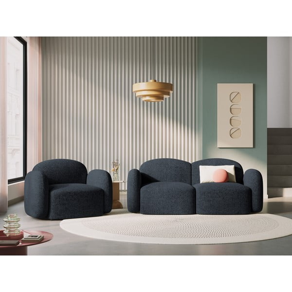 Canapea albastră 194 cm Blair – Micadoni Home-image-1
