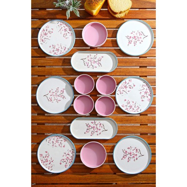 Serviciu de masă 14 buc. din ceramică – Hermia-image-3