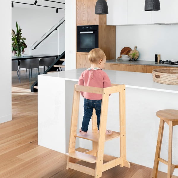 Turn de învățare în culoare naturală din bambus – Roba-image-2