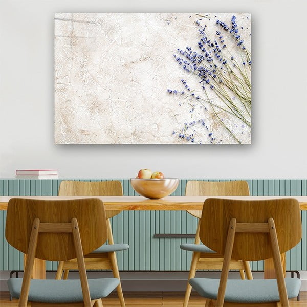 Tablou din sticlă 100x70 cm Lavender – Wallity-image-1