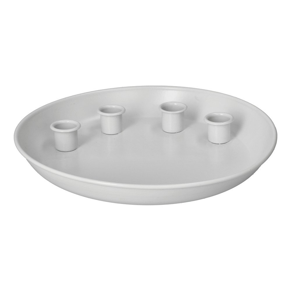 Sfeșnic pentru advent din metal cu model de Crăciun – Dakls