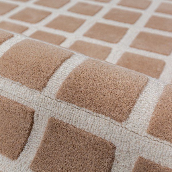 Covor roz țesut manual din lână 200x290 cm Renga Wool – Flair Rugs-image-3