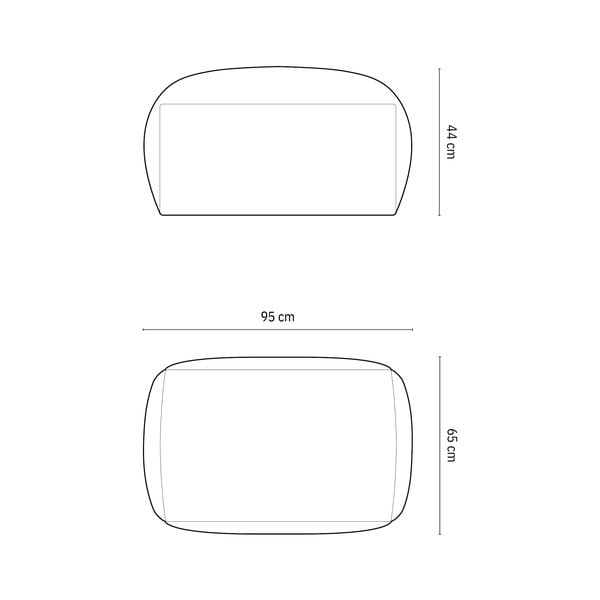 Taburet modular negru Martina – Micadoni Home-image-4