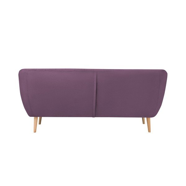 Canapea cu tapițerie din catifea Mazzini Sofas Sardaigne, 188 cm, violet-image-3