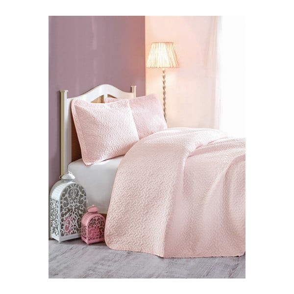 Cuvertură pentru pat Ivorie, 180 x 240 cm, roz pal