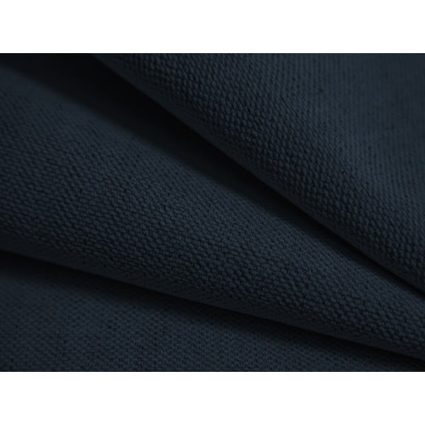 Pat matrimonial albastru închis tapițat cu spațiu de depozitare/fără tăblie cu somieră 180x200 cm Susan – Micadoni -image-4