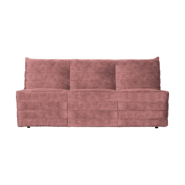 Canapea roz-deschis cu tapițerie din catifea 160 cm Bag – WOOOD