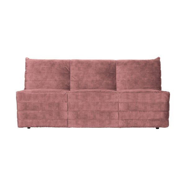 Canapea roz-deschis cu tapițerie din catifea 160 cm Bag – WOOOD