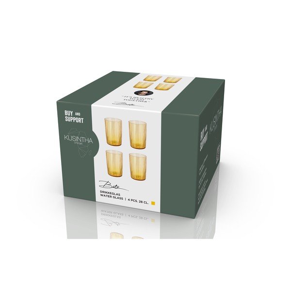 Pahare 4 buc. 280 ml Kusintha – Bitz-image-3