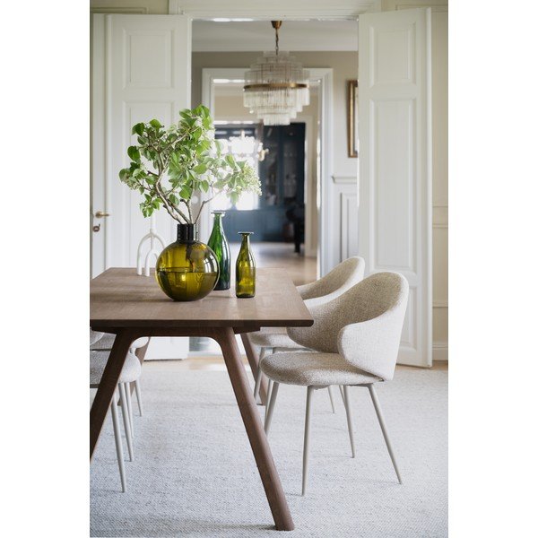 Masă de dining extensibilă din lemn de stejar 95x220 cm Clapperton – Rowico-image-3