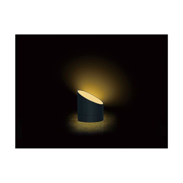 Ceas deșteptător cu LED Gingko Edge, negru-image-2