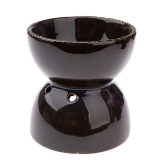 Lampă aromaterapie din ceramică Dakls, înălțime 11,5 cm, maro închis
